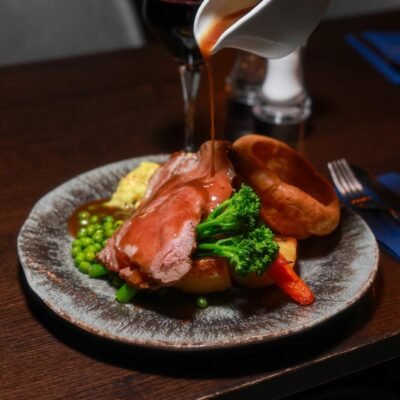 Roasted Scottish beef