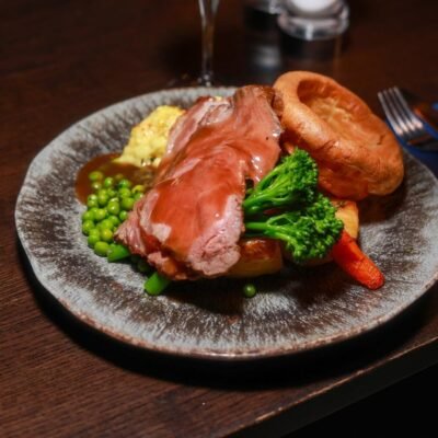 Roasted British lamb