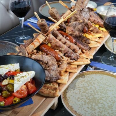 Greek Sharing Plate for 6